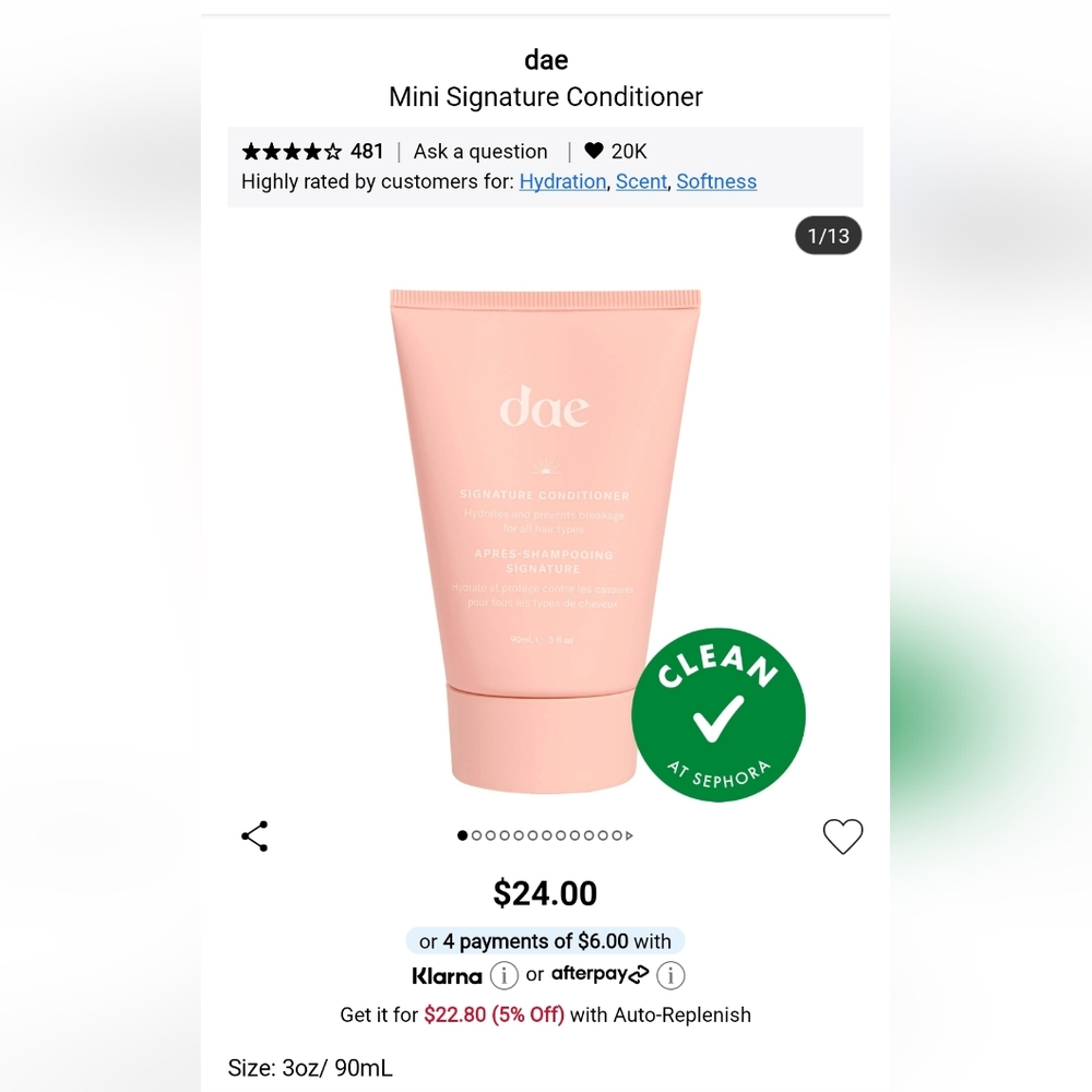 Dae Mini Signature Conditioner
